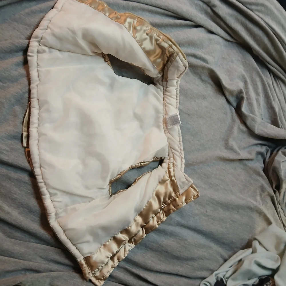 The Children's Place Gold Vest with Butterfly Embroidery
